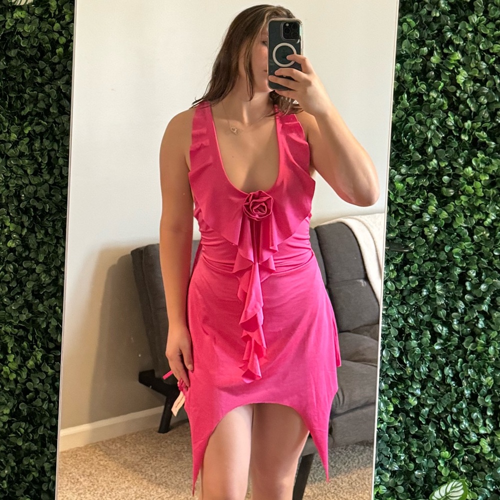 Pink She See World Party and Beach Dress